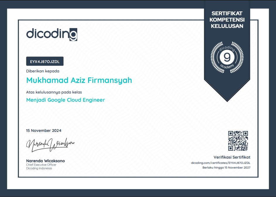 Menjadi Google Cloud Engineer